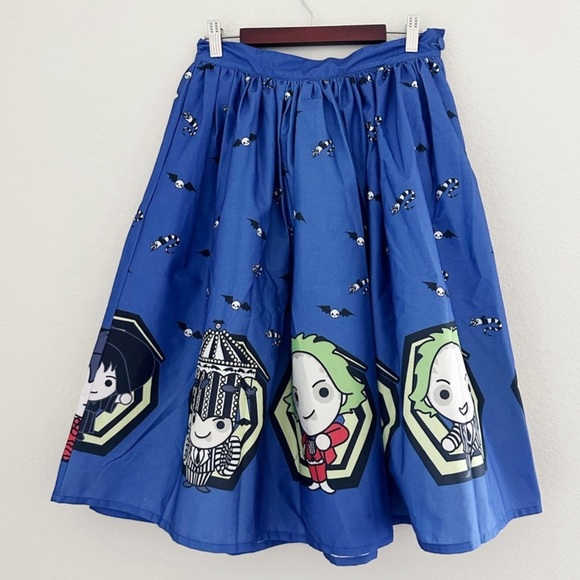SOLD - Beetlejuice Characters Gellar Swing Skirt - Picture 2 of 11